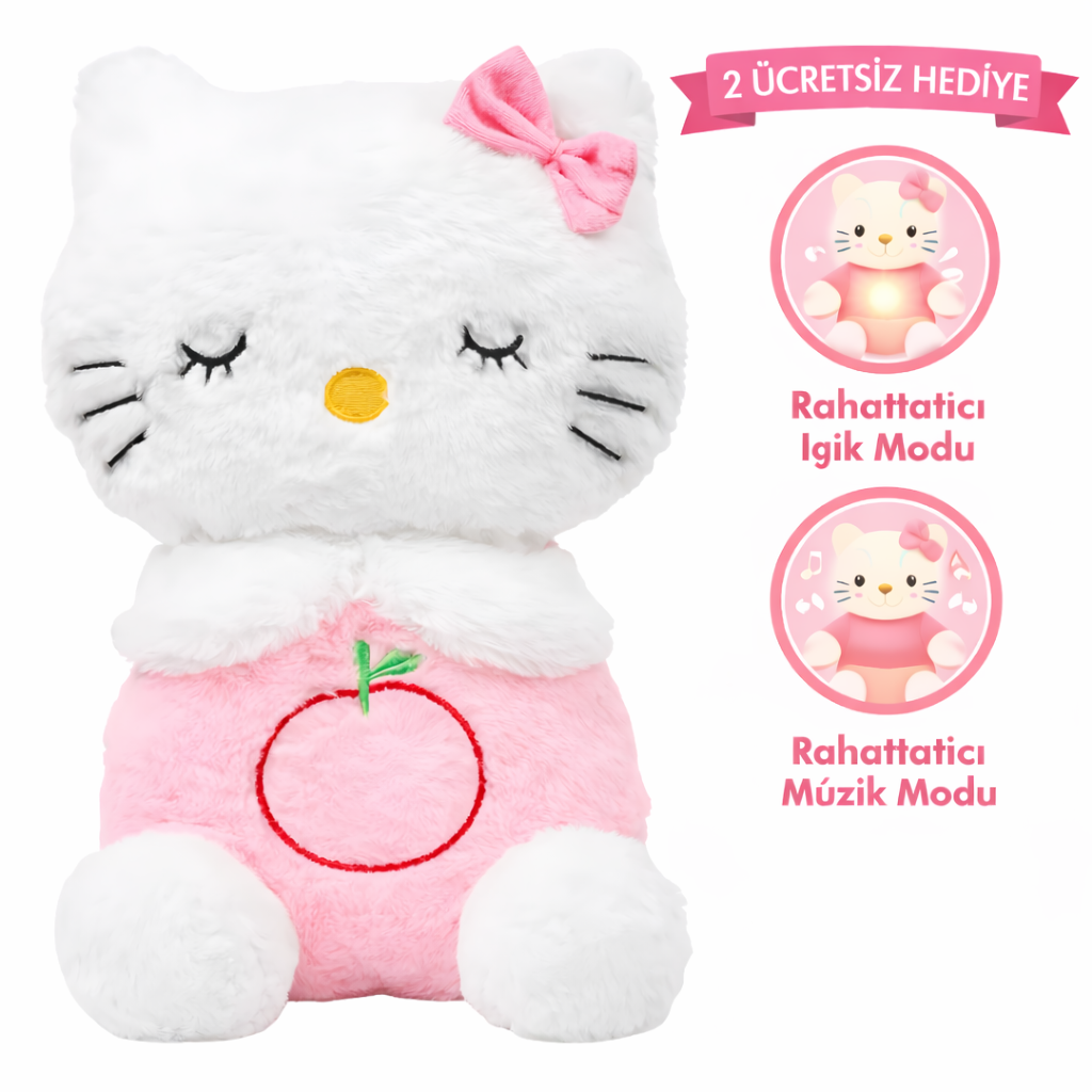 Hello Kitty - Nefes Alan Peluş Uyku Arkadaşı